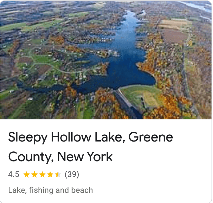 Sleepy Hollow Lake Greene County New York